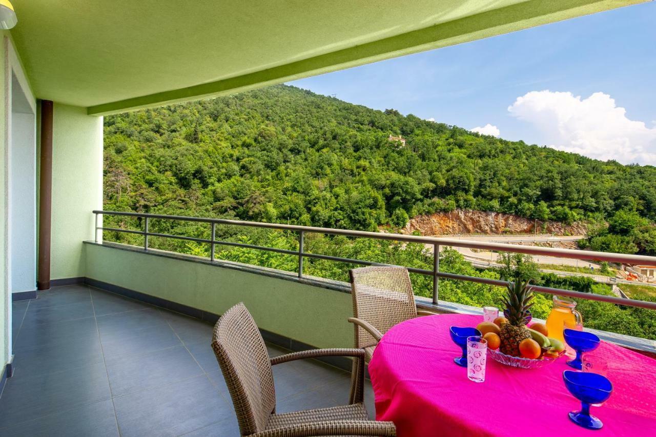 Apartment Maja Opatija With Free Private Parking And Lovely Sea View Terrace Exterior foto